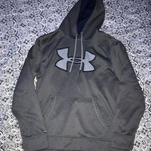 Grey under amour hoodie